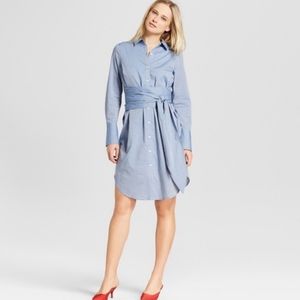 Who What Wear Belted Shirt Dress